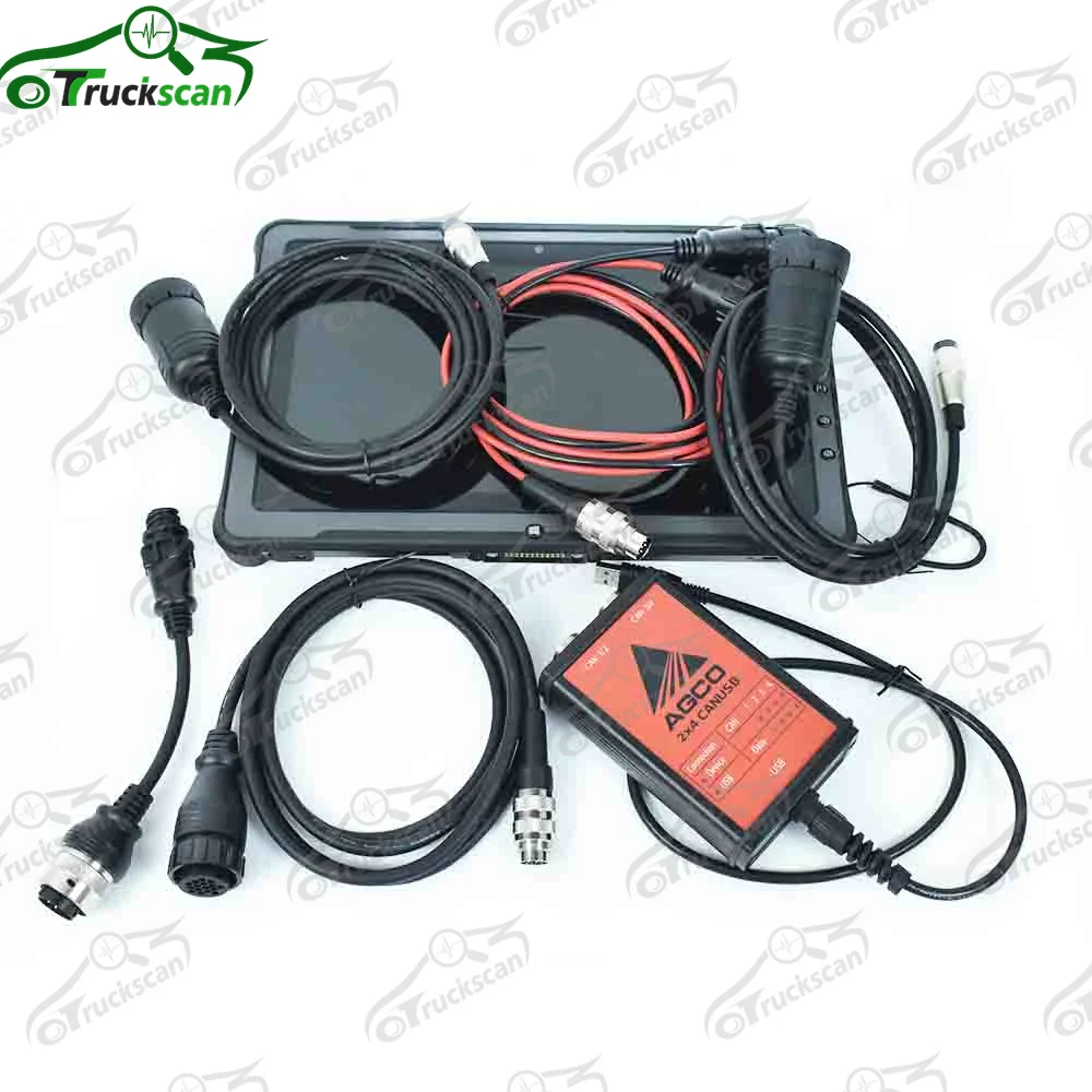 Heavy Duty Agricultural Diagnosis Scanner For AGCO CANUSB EDT Interface Electronic Diagnostic Tool and F110Tablet