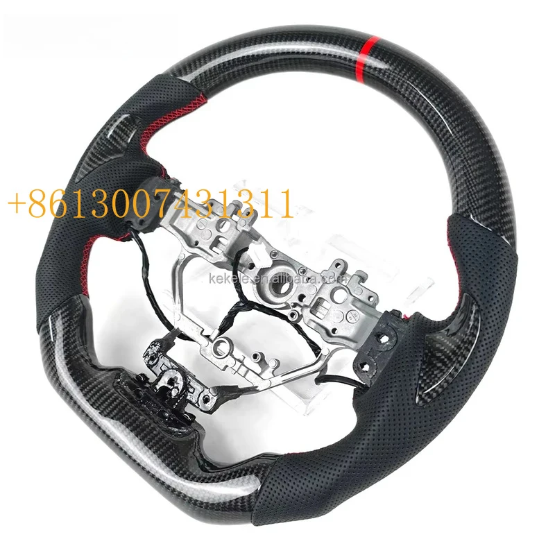 FactoryCar Accessories IS200 IS250 IS300 IS350 IS500 ES200 ES260 ES300h Custom Peorated Leather Carbon Fiber Steering Wheel