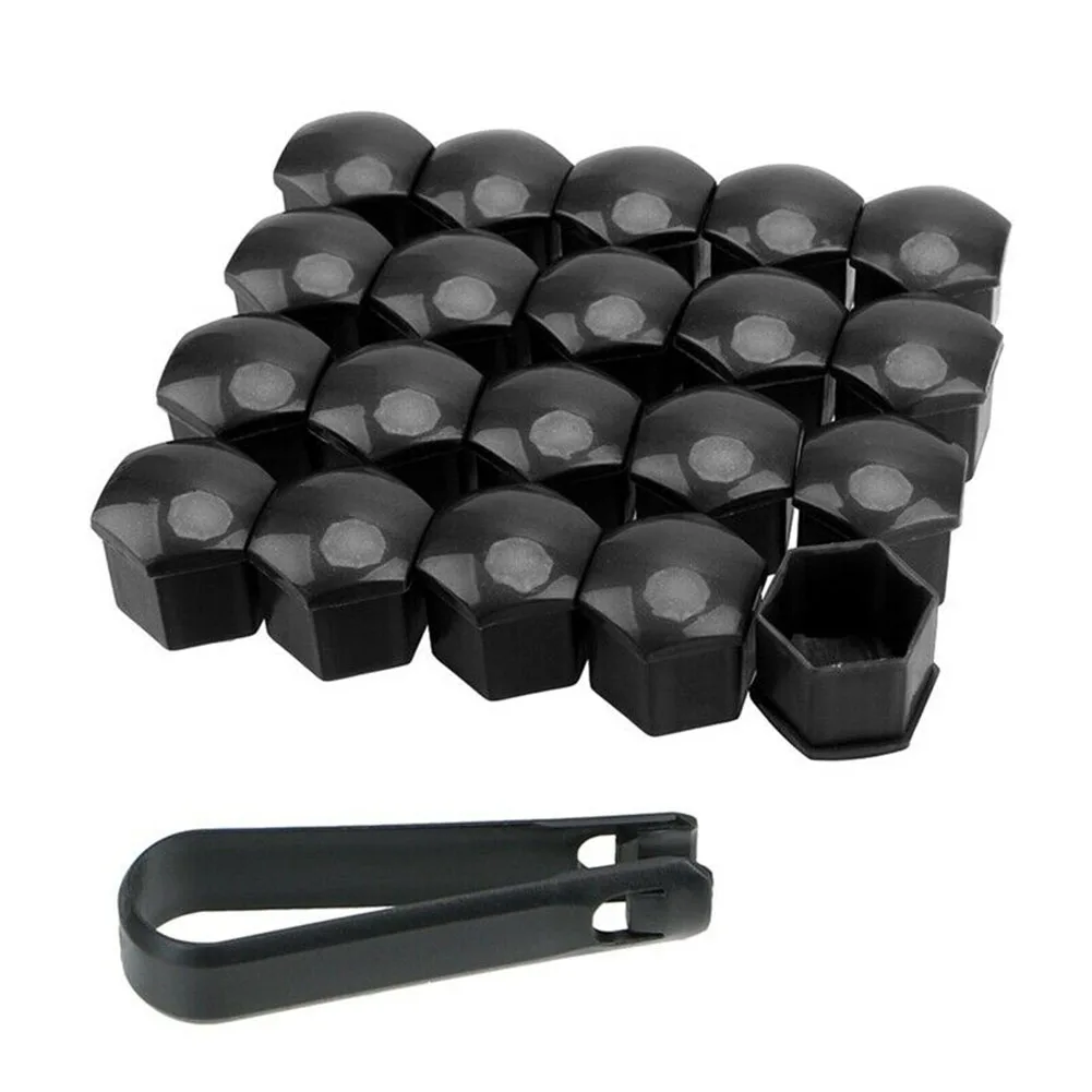 Wheel Nut Bolt Cap Protect Your Car Wheels 20pcs Car Hub Screw Cover Wheel Nut Cap Bolt Rims Nuts and Removal Tool