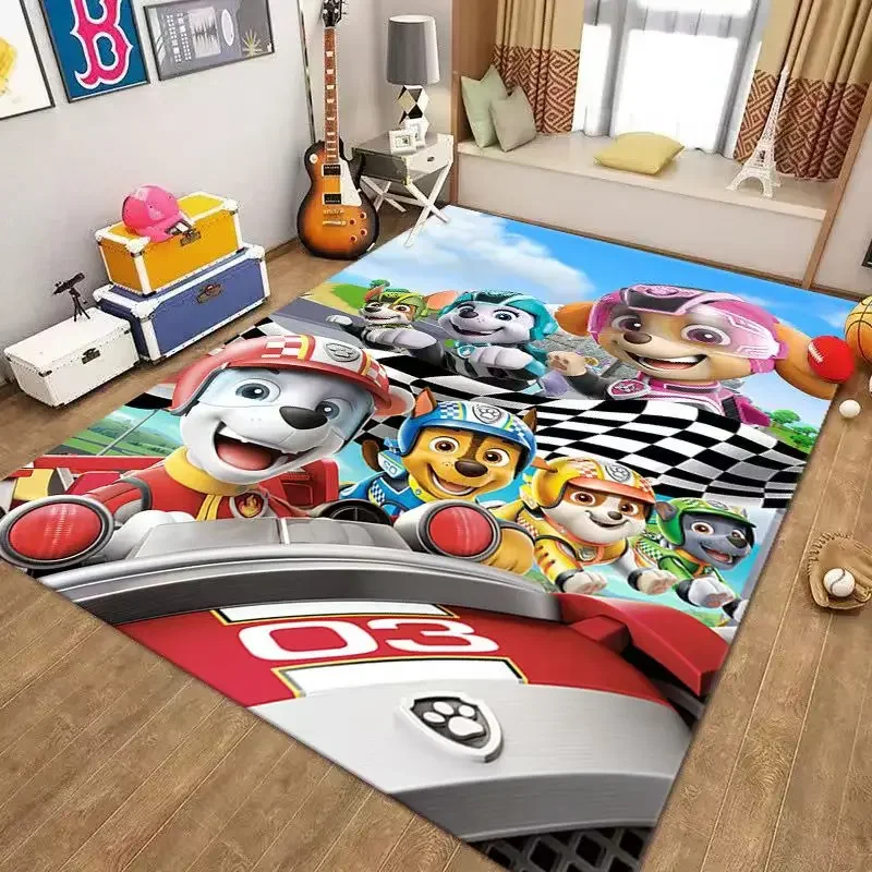 Paw Patrol Carpet for Living Room Bedroom Kid's Room Game Room Home Babies Decor Area Rug Non-slip Mat Children's Gift