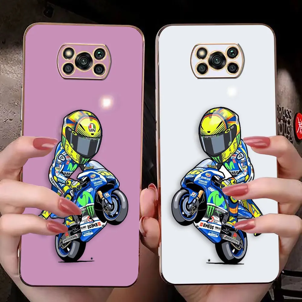 

Sports Mini Motorcycle Cover Smooth E-TPU Phone Case Xiaomi POCO F2 F3 F4 F5 M2 M3 M4 M5 X2 X3 X4 X5 GT NFC C40 PRO Case Funda