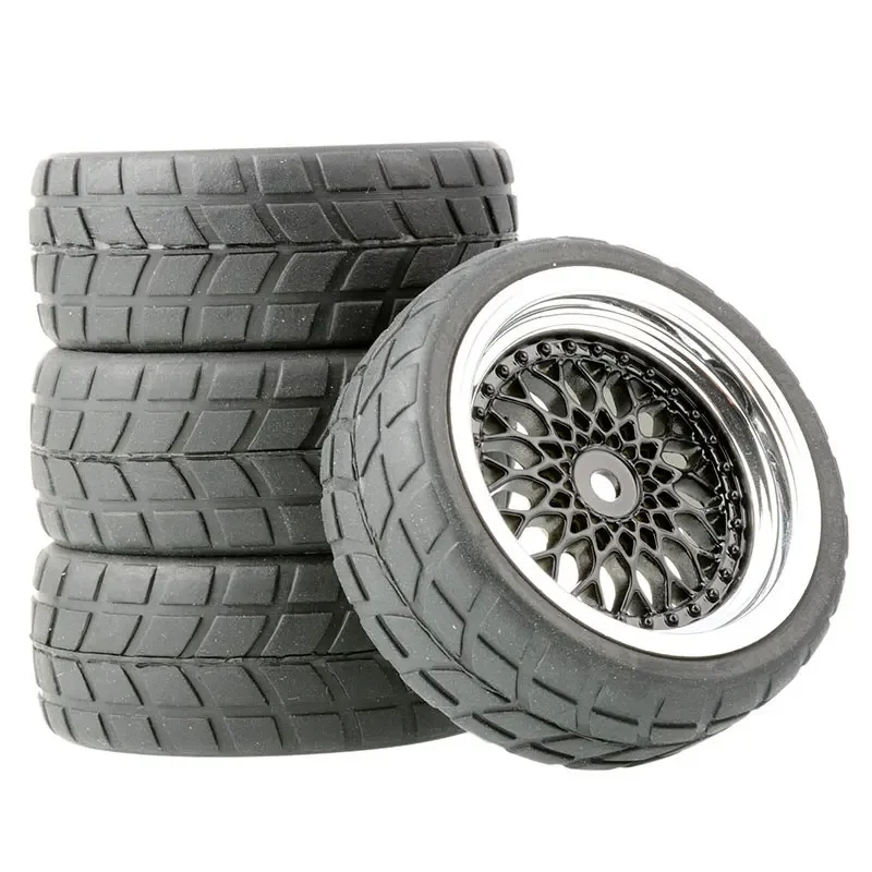 RC 2083-6083 Wheel & Rally Rubber Tires Offset: 3mm/6mm/9mm For 1:10  Redcar HSP HPI SAKURA D3 Kyosho FW06 General rc cars