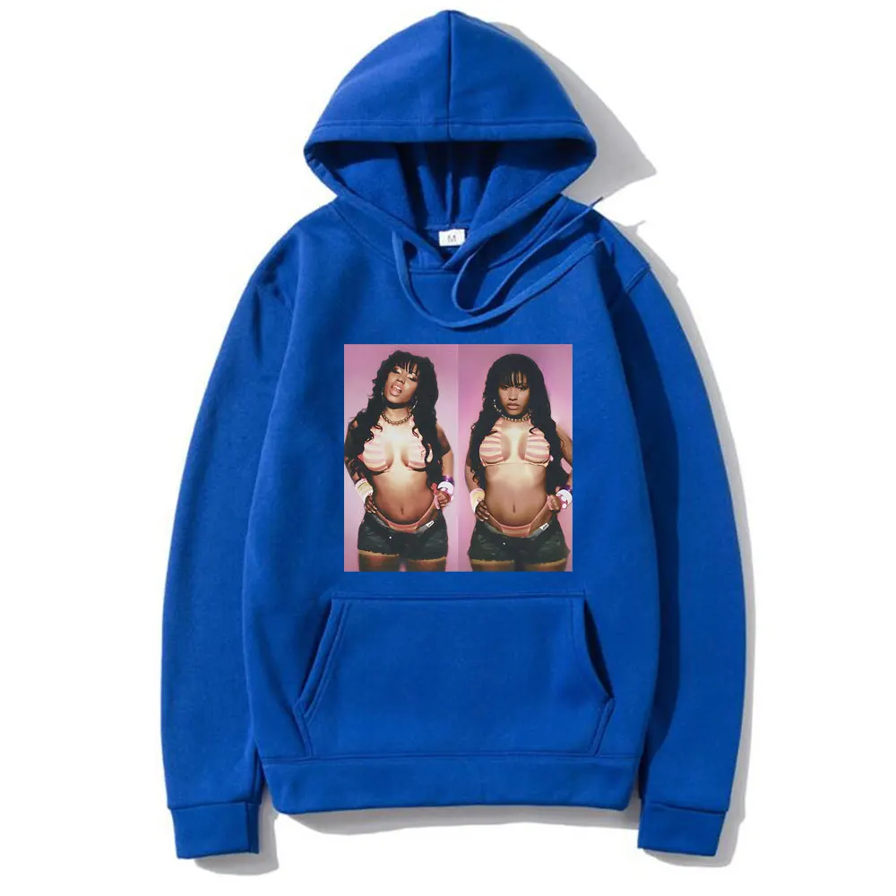 سترة بغطاء للرأس مطبوعة من مغني الراب نيكي مينا للرجال على طراز الهيب هوب للخريف ملابس غير رسمية بقلنسوة عصرية #3