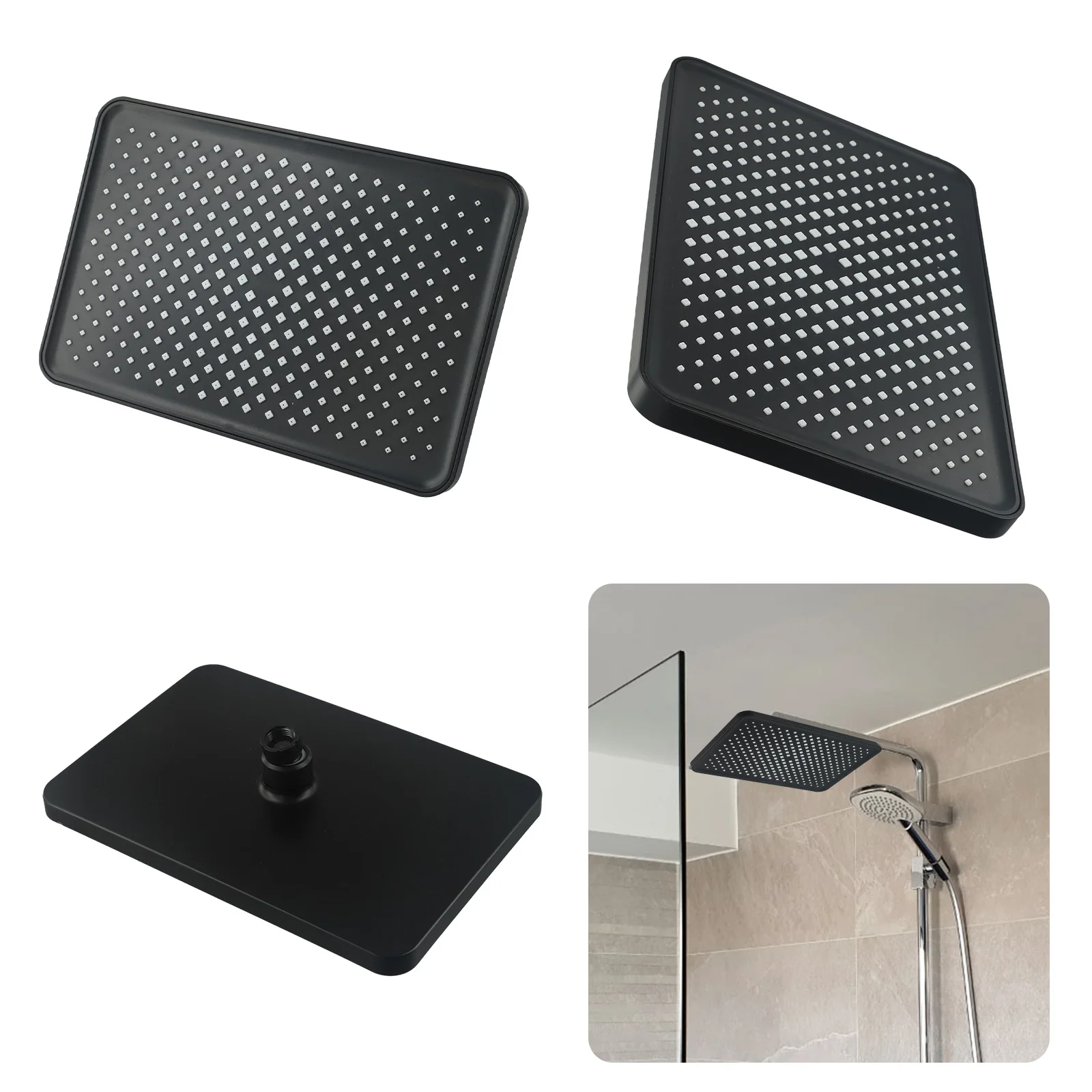 

Brand New Daily Shower Rainfall Shower Head Ceiling Mounted Chrome-Polished High Flow Rate Immersive Experience