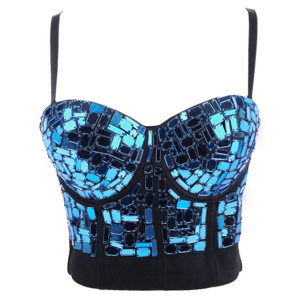 

Party Stage Show Sexy Clothes Summer Sling Camis Tank Top Women Clothing Y2k Top Streetwear Hotsweet Corset Night Club