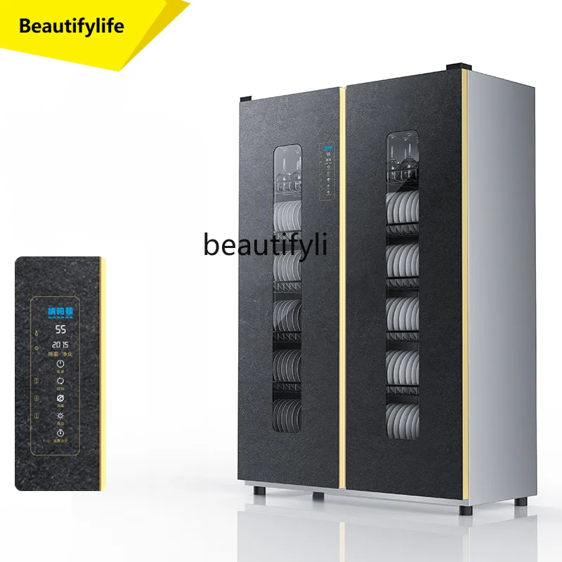

A61 Commercial Vertical Large Capacity Stainless Steel Hotel Kitchen Restaurant Tableware Sterilized Cupboard
