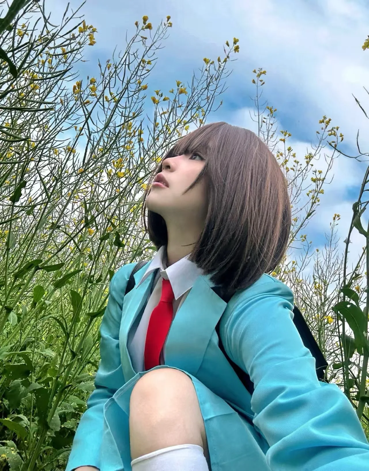 Disfraz de cosplay de anime Mitsumi Iwakura, traje de cosplay, uniformes escolares de Soma Sosuke para Halloween y Navidad