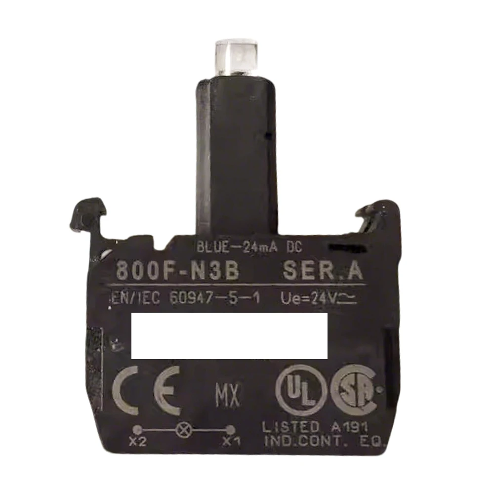 NEW Original for Allen-Bradley Indicator Light Socket 800F-N3G N3R N3B N3W N3Y Q3W 24V Red Green Blue White Yellow Lamp Module