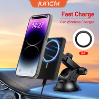 iPhone Wireless Charger Holder for iphone Charger Car Wireless Charging Cradle with Suction Cup Holder Fast Macsafe Car Charger