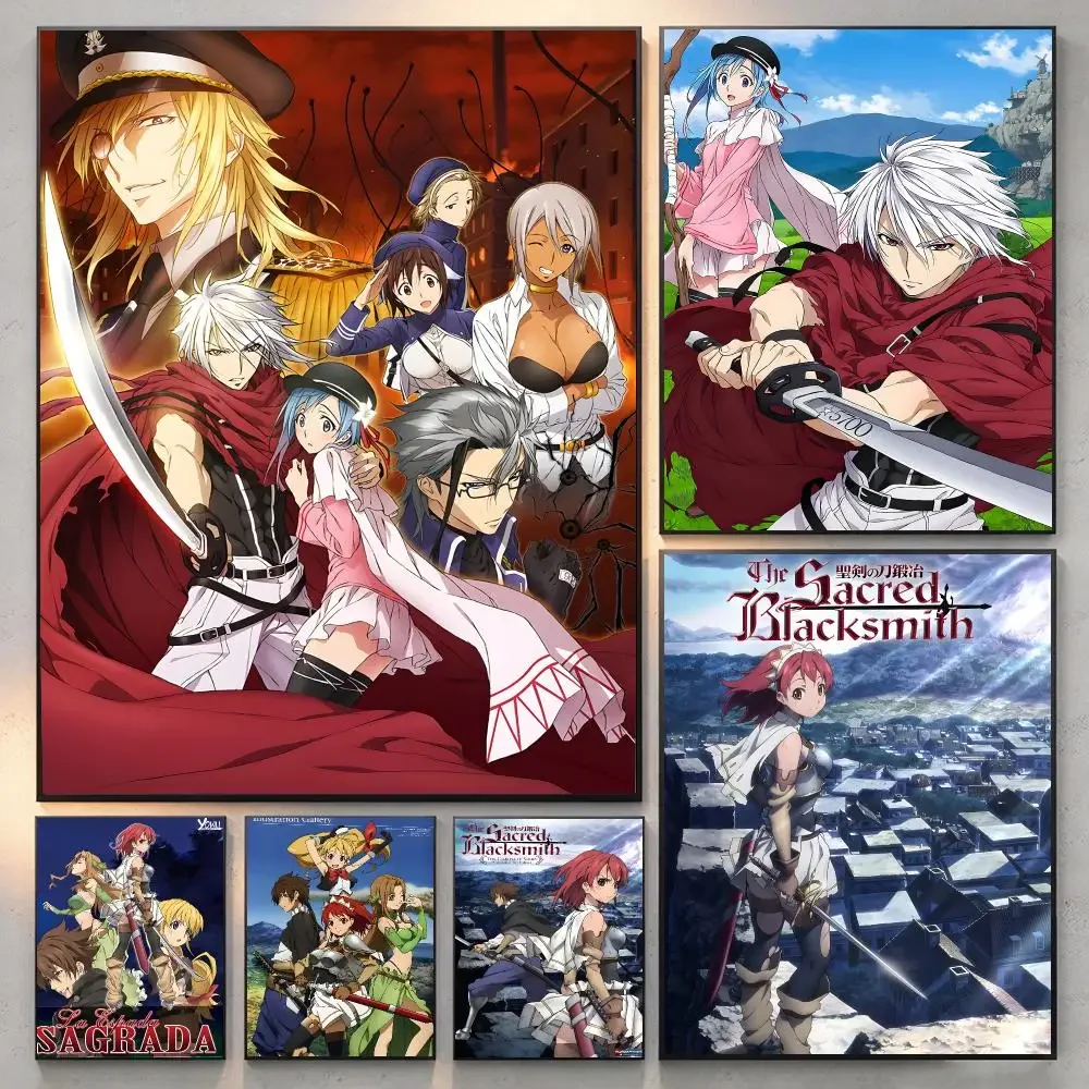 Anime Fantasy The Sacred Blacksmith Poster Current Style Home Wall Art & Sleek Living Space Accents