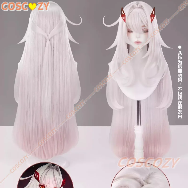 Ronova Cosplay Wig Game Genshin Impact Women Halloween Long Hair Ronova Ruler of Death Cosplay Free Wig Cap