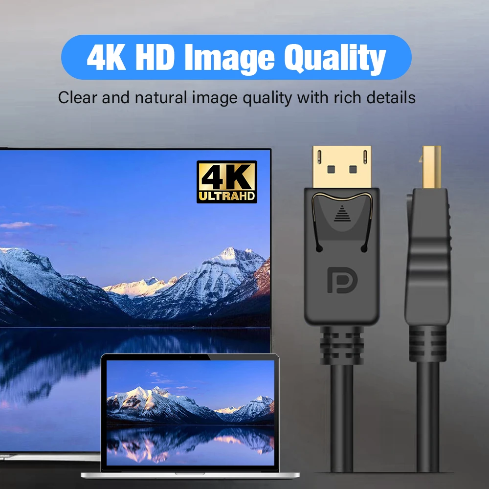 Kabel Displayport 4K DP 1.2 144Hz wideo kabel Audio wyświetlacz Adapter portu do TV Box Xiaomi laptopa wideo gry DP wyświetlacz Port 5M