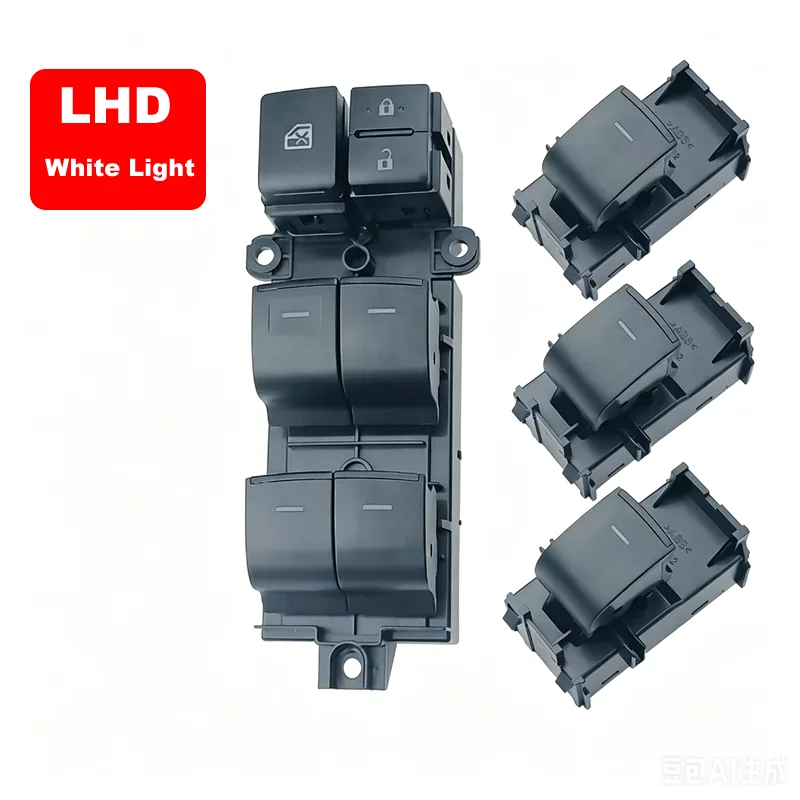 RHD LHD beleuchteter LED-Fensterheberschalter für Toyota RAV4 RAV 4 XA50 C-HR 2019-2021 HYBRID 2020 Yaris Cross 2022 Corolla – Detail 12