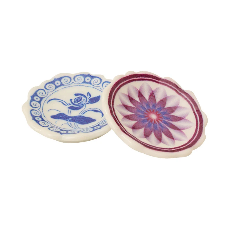 5 Stuks 1:12 Poppenhuis Miniatuur Eetborden Pop Thuis Simulatie Keuken Servies Accessoires Poppenhuis Scène Decor Speelgoed