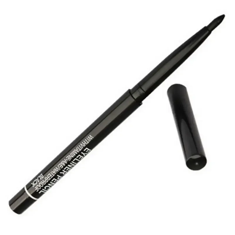 1/3 stücke Frauen Make-up rotierenden einziehbaren Eyeliner Bleistift wasserdicht schwarz braun Eyeliner Stift