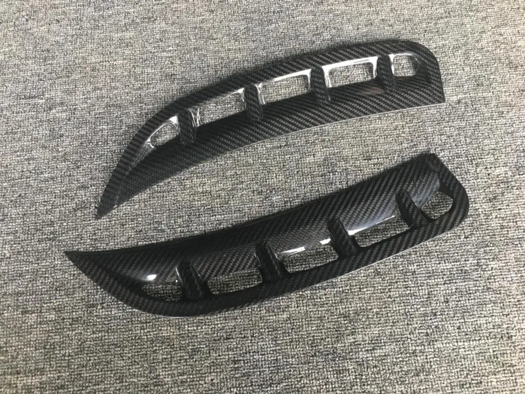 Carbon Fiber Front Bumper Side Splitters Accessories For Mercedes Benz GLE Class W167 GLE350 GLE450 GLE53 AMG Sport SUV 2020