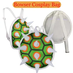 Adult Bowsers Cosplay School Bag Backpack Anime 3D Print School Bag Rucksack Halloween Party Costume Accessories Bags Gifts