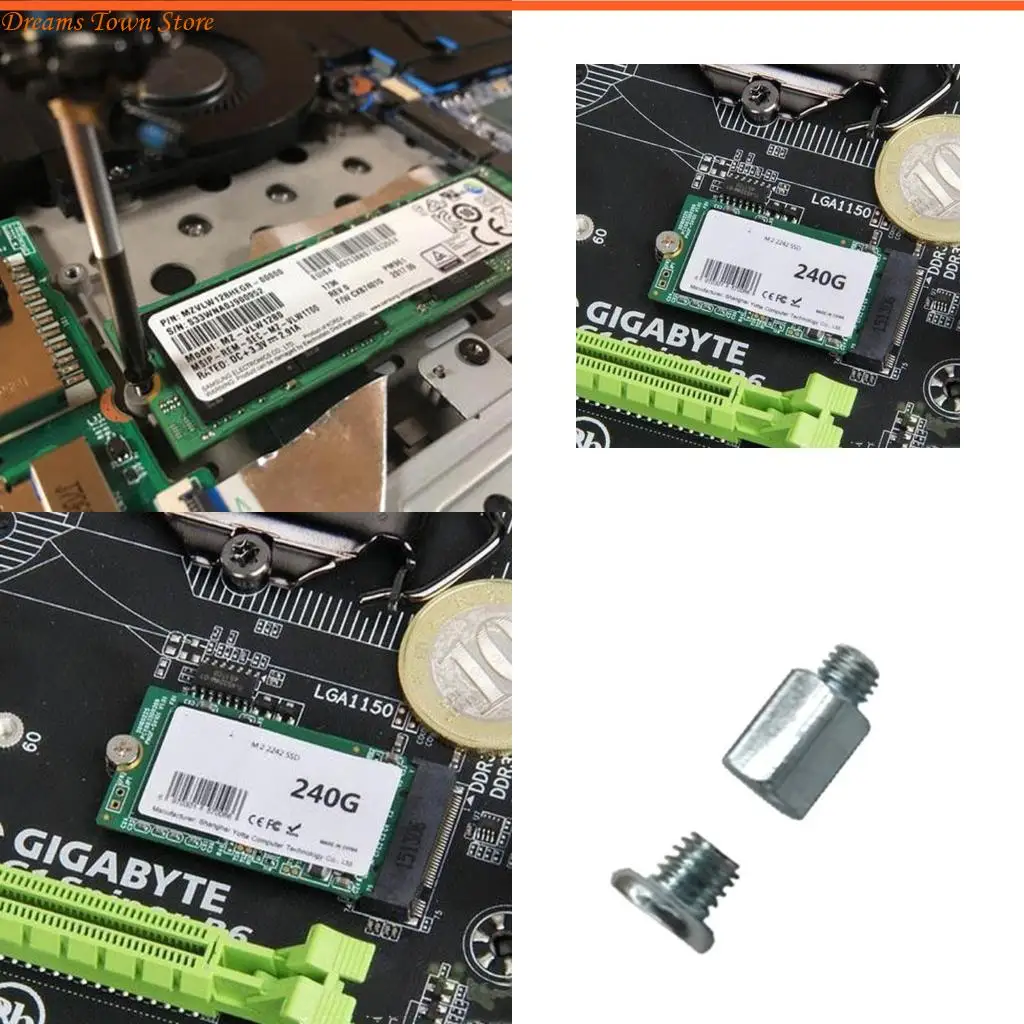 

HX6A VINT SUCT MONTING для набора для монтажных винтов M.2 для материнской платы Gigabyte