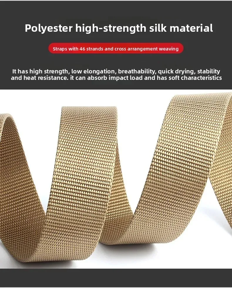 Taktischer Gürtel für Herren, mit automatischer Schnalle, ohne Metall, aus Kunststoff und Nylon, militärischer Gürtel, strapazierfähig, für Outdoor-Aktivitäten, Abenteuer, Training, als Taillengürtel für Hosen. – Detail 10