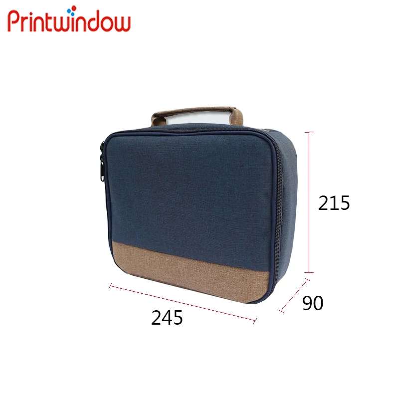 1X Casual Canvas Handbags Storage Bag Women Men Case For Canon Selphy CP1300 CP1500 Digital Photo Printer Bag