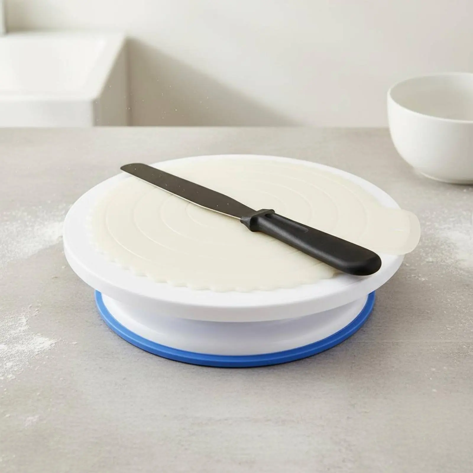 Cake Turntable and Decorating Set Rotating Design Cake Turntable Baking Supplies Set Food Grade Material Icing Piping Nozzles