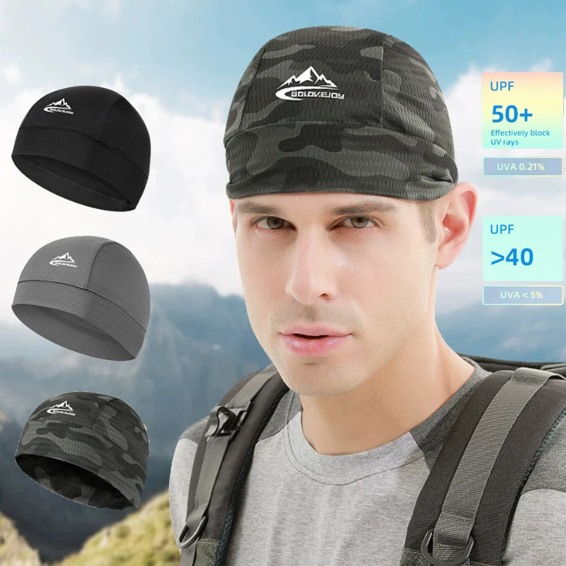 

Cooling Skull Cap Helmet Lining Breathable Sweat Wicking Cycling Sports Running Hat Comfortable Motorcycle Cap Quick Dry Cap