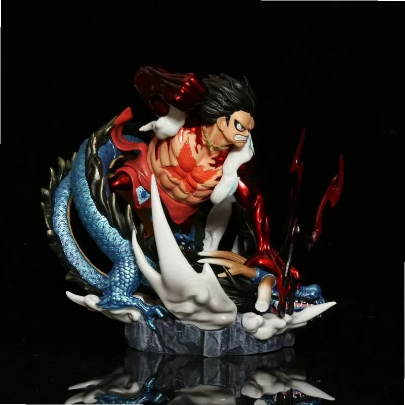 One Piece Wano MKE Gear 4 Luffy vs Kaido GK Anime Figure Model Statue Collection Desktop Decor - view 2
