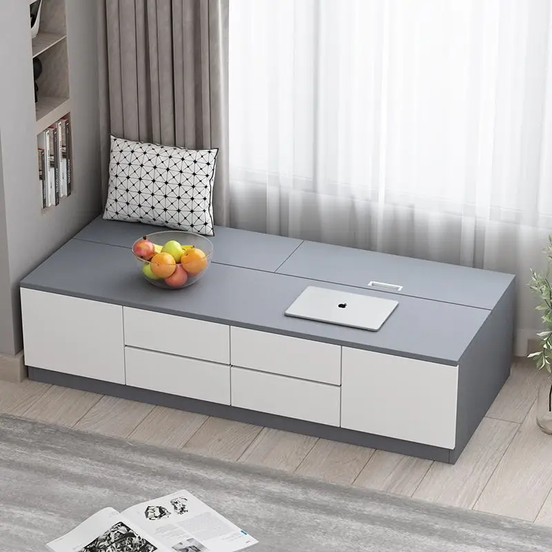 Solid wood bay window , floor-to-ceiling low cabinet, window sill cabinet, floor balcony cabinet, drawer, locker