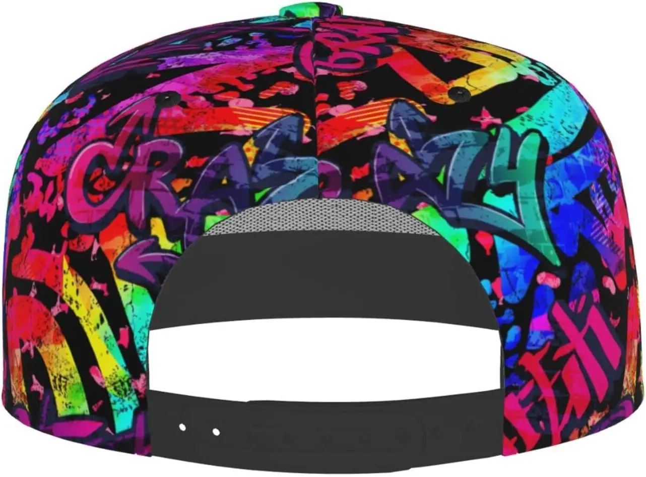 Fashion Hip Hop Style Adjustable Snapback Hat for Men and Women Sun Cap Graffiti Cap Doodle Baseball Cap