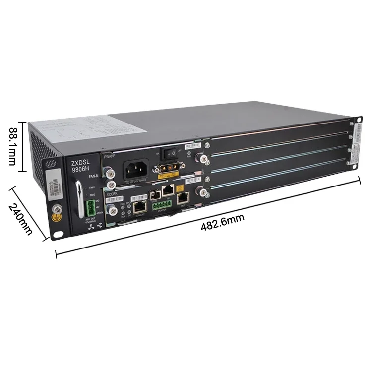 Dslam 9806h DSL mini Ip zxdsl 24 48 256 port in FTTB for vdsl