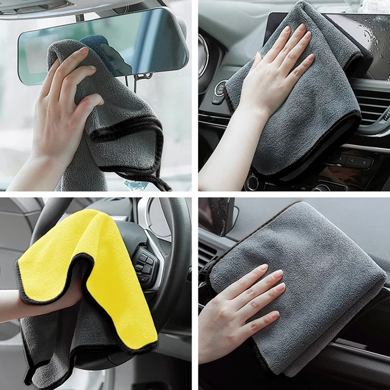 منشفة من الألياف الدقيقة غسيل السيارات القماش تنظيف السيارات تجفيف الملحقات لمازدا 6 3 5 2 323 CX5 CX3 CX7 CX9 CX30 Axela Atenza #3
