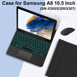 Case for Samsung Galaxy Tab A8 10.5 Inch,Magnetic Keyboard Case for Samsung Tab A8 SM-X200/X205/X207,for Smart Stand Cover