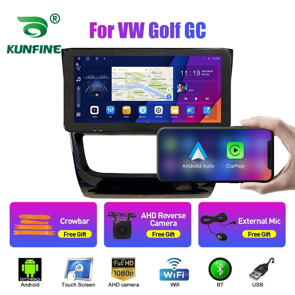 

10.33 Inch Car Radio For VW Golf GC 2Din Android Octa Core Car Stereo DVD GPS Navigation Player QLED Screen Carplay