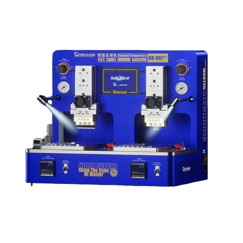 

Mechanic BD-901 Pro Thermostatic Flex Cable Bonding Machine Double Pressing Station For Mobile Phone LCD Cabling Pressing Repair