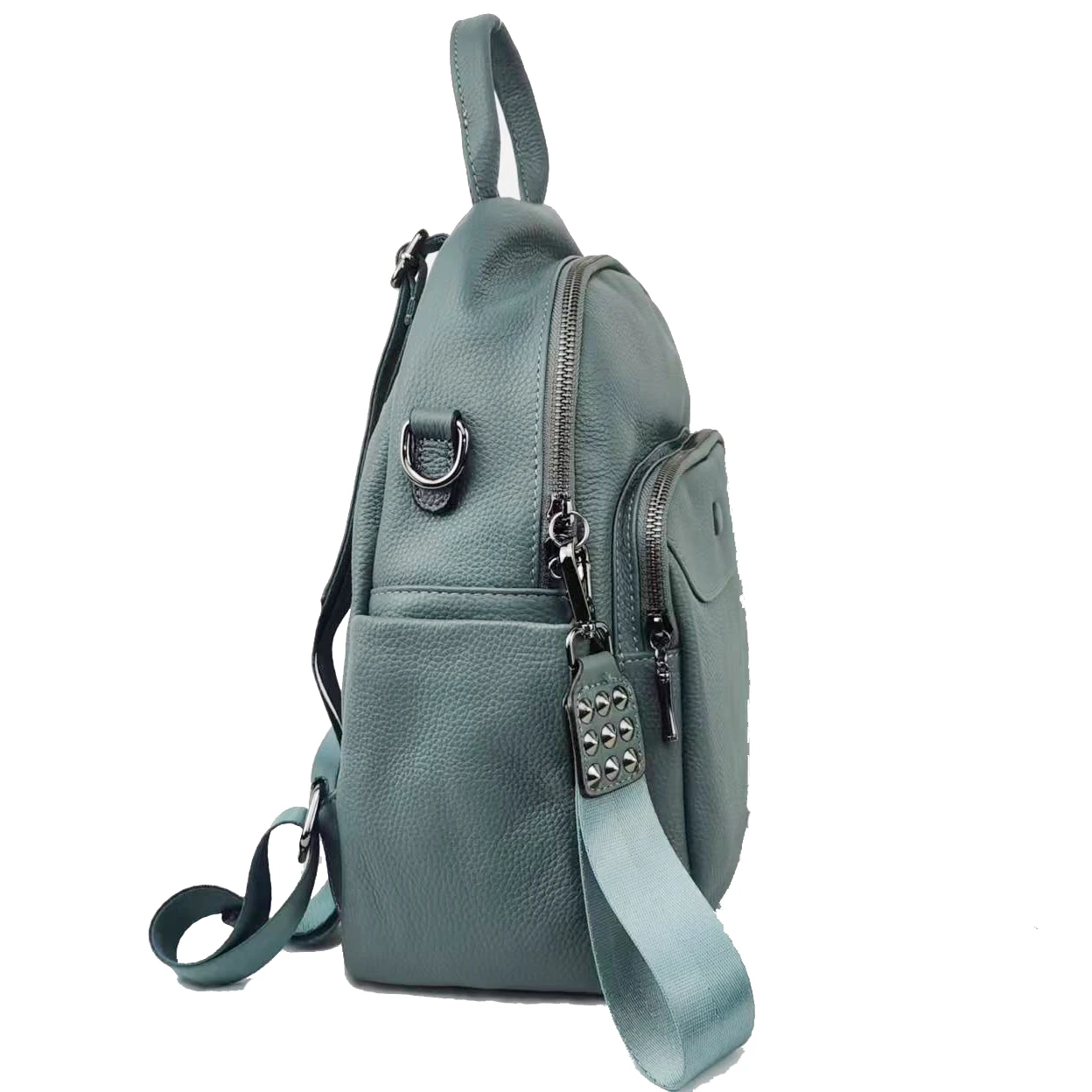 ZENCY Excellent HOT 100% Genuine Leather Women's Backpacks Lady Top Layer Cowhide Large Capacity School Book Rucksack Bags