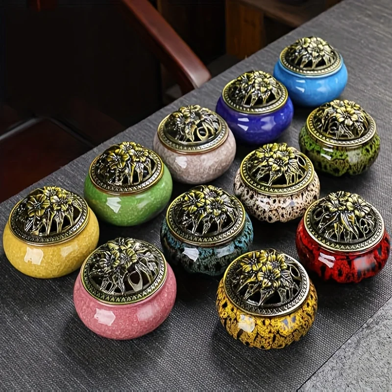 Kreativer Spiral-Aromatherapie-Zigarettenhalter für Zuhause, als dekorativer, cooler Holzofen für Räucherstäbchen im Innenbereich verwendbar. – Detail 5
