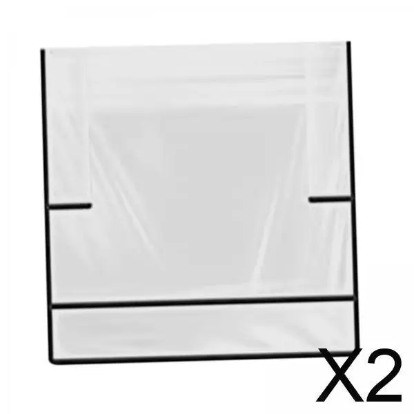 

2 Salon Chair Cover Protector Sturdy Professional Black Edge