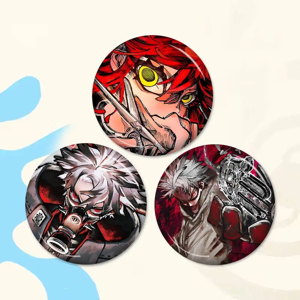 Anime Comic Gachiakuta Creative Tinplate Soft Button Pins Animal Icon Brooch Lapel Backpack Badge Accessories Pin