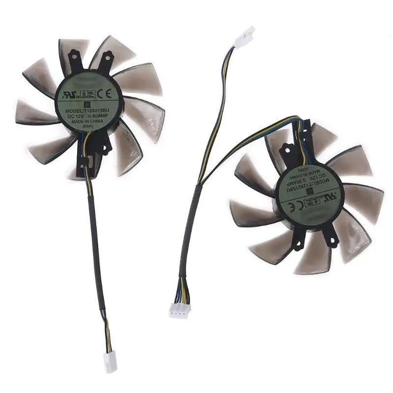 652F T129215BU 4Pin 12V 0.50A Cooler Fan Graphics Card Cooling VGA Fan for GALAX