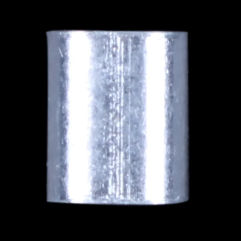

PORK-2000 Pcs 1Mm Steel Wire Rope Aluminum Ferrules Sleeves Silver Tone