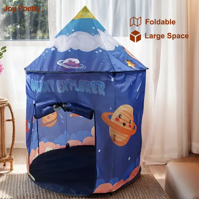 Tente de jeu hexagonale pour enfants, 120/125CM, piscine à balles pliable et Portable, maison de jeu pour bébé, grand château d'espace, jouet d'intérieur et d'extérieur