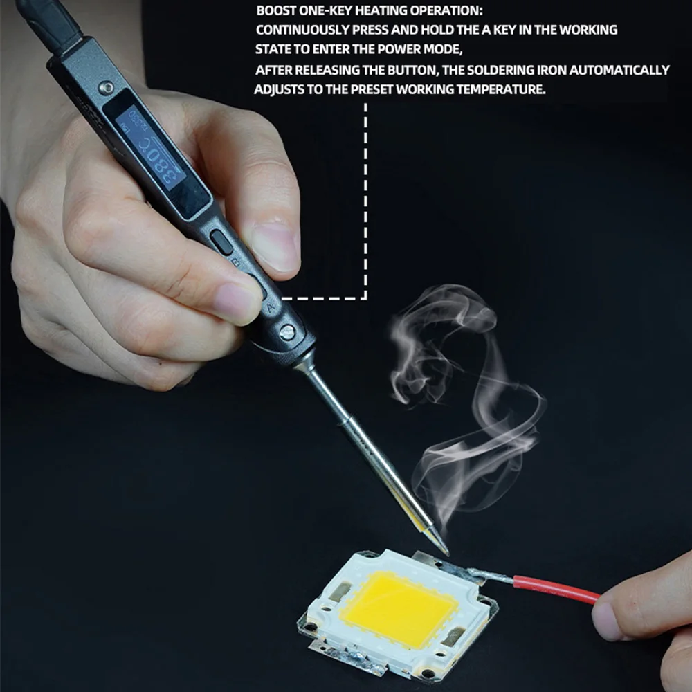 Ts101 Electric Soldering Iron High-Power Digital Display Soldering Pen Internal Heating Adjustable Temperature Welding Tool