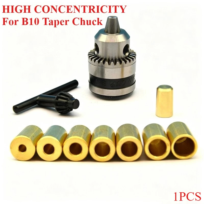 3.175mm 4mm 5mm 6mm 7mm 8mm  B10 Drill Chuck Connecting Rod Sleeve Copper Taper Coupling Connecting Rod