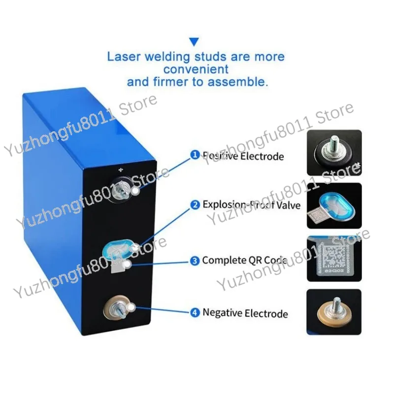 4szt 16szt Akumulator CATL EV REPT Lifepo4 280 Ah 3.2v 280ah Lifepo4 Akumulator 12v do przechowywania energii słonecznej