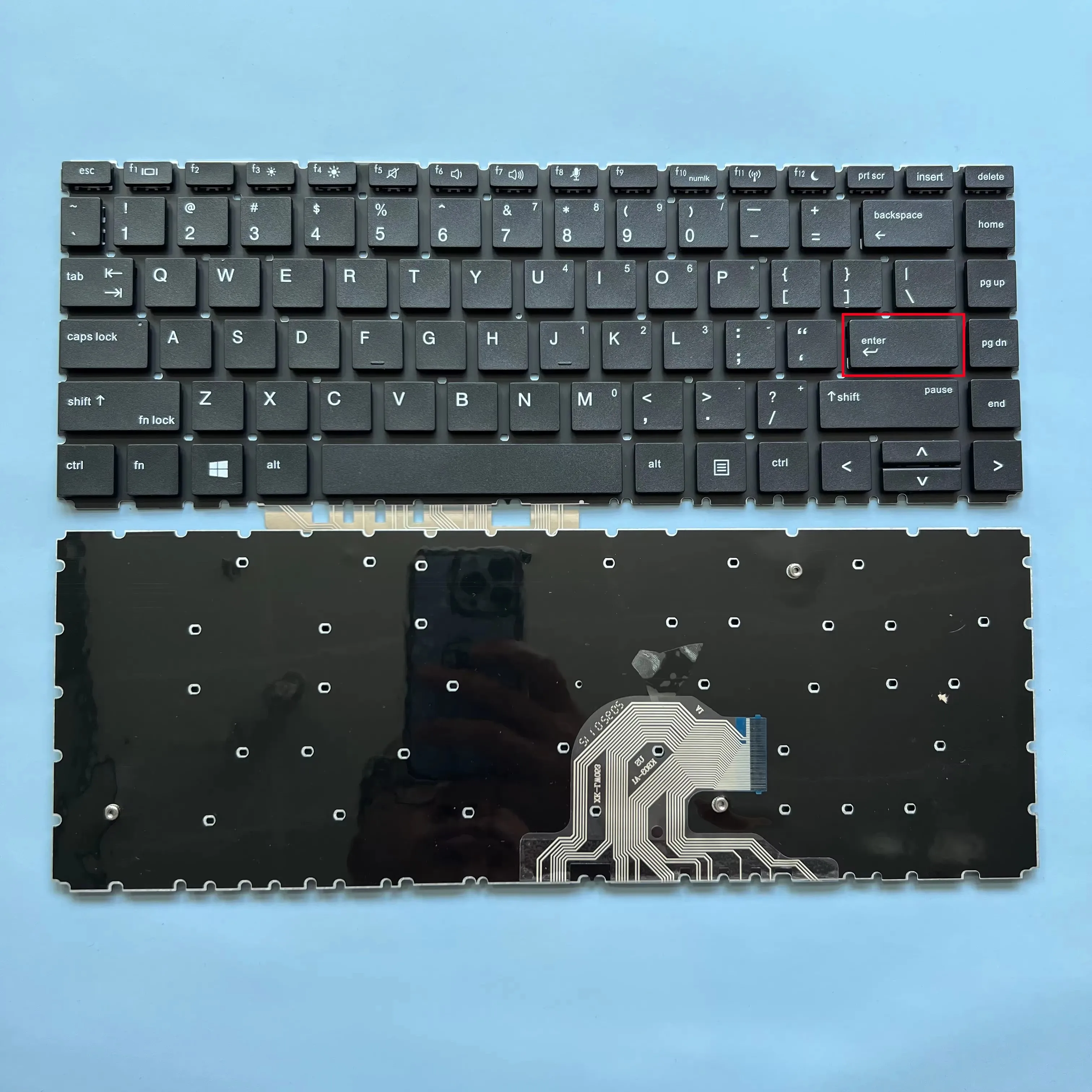 

XIN US Keyboard For HP Probook 440 G6 445 G6 440 G7 445 G7 440g6 Laptop NEW English Keyboard NO Frame Black