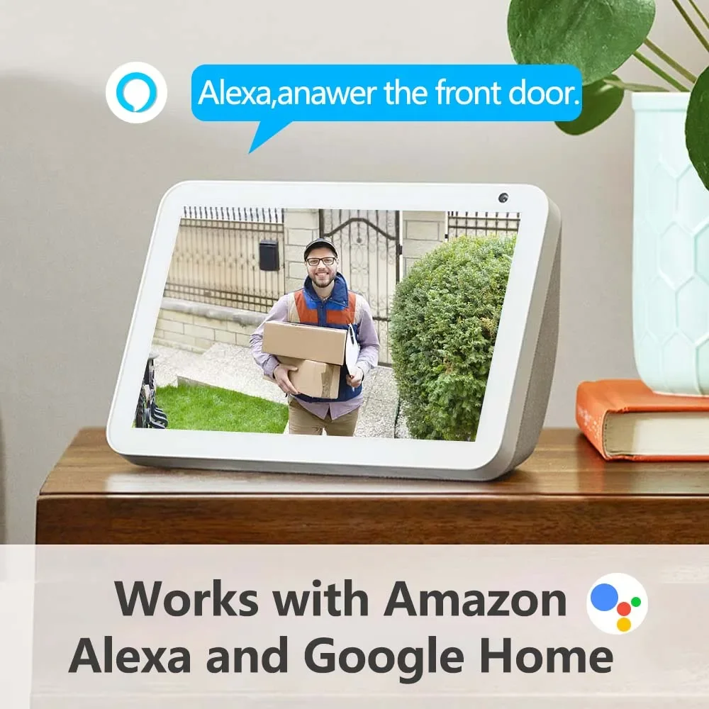 Tuya-インテリジェントドアベル,ナイトビジョン付きドアベル,屋外用,ホームカメラ,セキュリティビデオインターホン,wifi,1080p hd,ac,usb電源