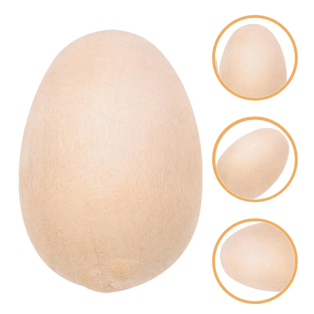 

200 шт. имитационных деревянных яиц, декоративные деревянные яйца для поделок, пасхальных украшений и праздничного декора