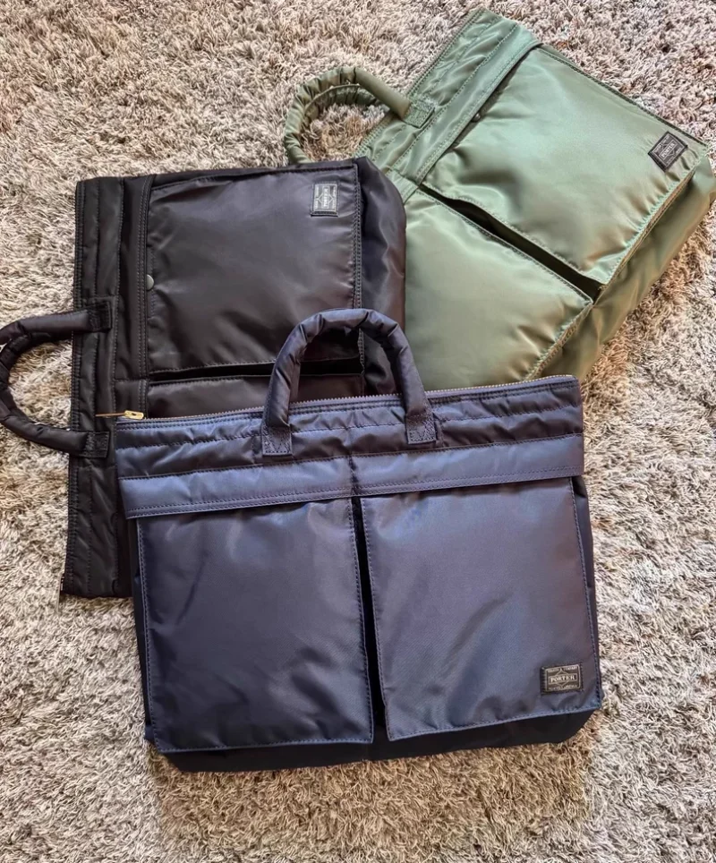 

Porter TANKER Tote Classic Nylon Crossbody Bag Commuter Handbag Casual Style Simple Large Capacity Waterproof Travel Lightweight