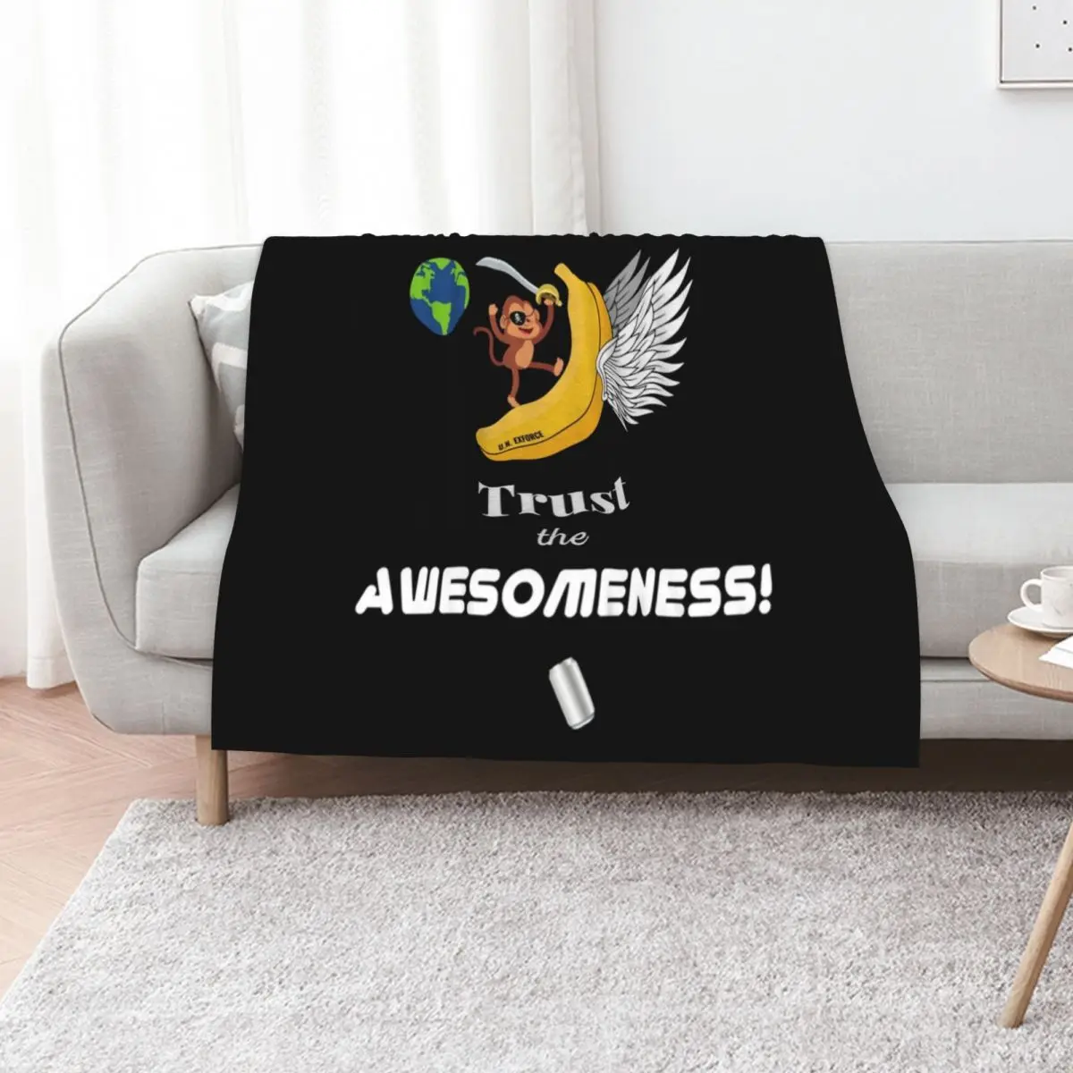 

Trust The Awesomeness! - Expeditionary Force - Skippy.Essential Throw Blanket Tourist Kid'S Custom Bed Fashionable Blankets