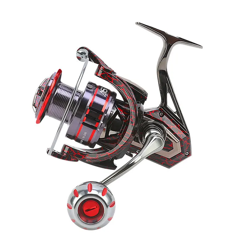 

Metal Far Long Cast Spinning Reel Brass Gear Size 2500-7500 Saltwater Boat Fishing Tapered Spool